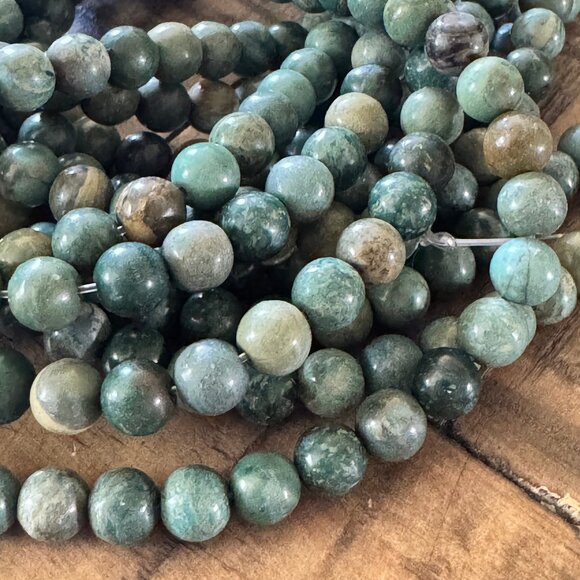 Shoushan Jade Bead Strand - 6mm - Picture 1 of 3